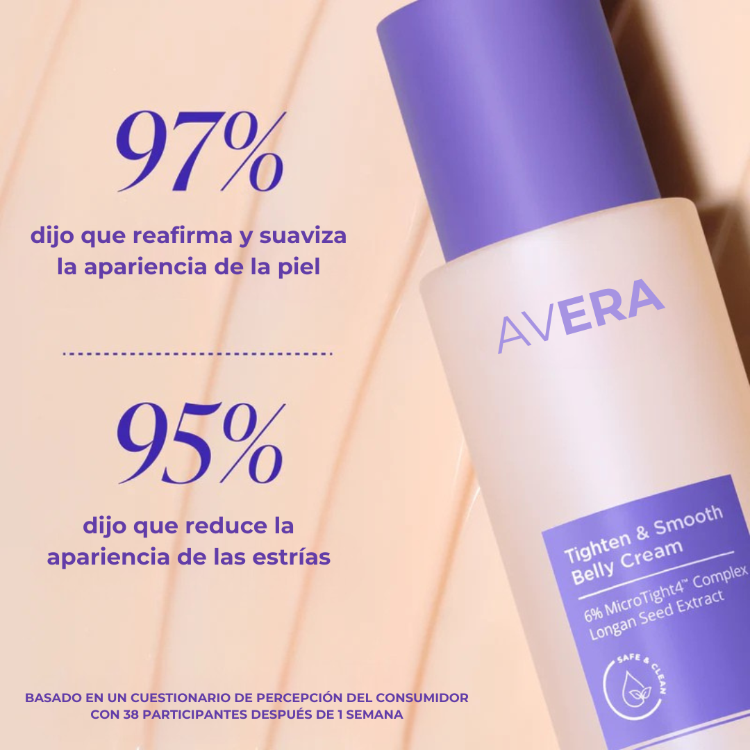 AVERA™ Crema Reafirmante y Antiestrías Para Abdomen